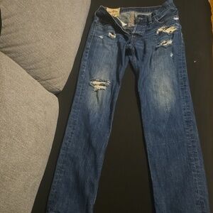 Hollister Mens Dark Blue Denim Jeans